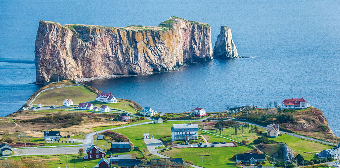 Admire the dramatic coastal scenery around Gaspé